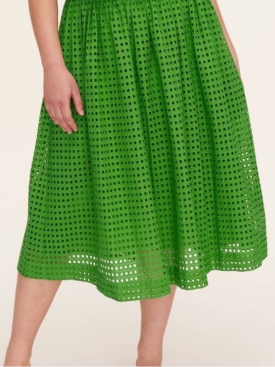 kate spade Dresses & Skirts - Kate Spade Green Eyelet Midi Skirt